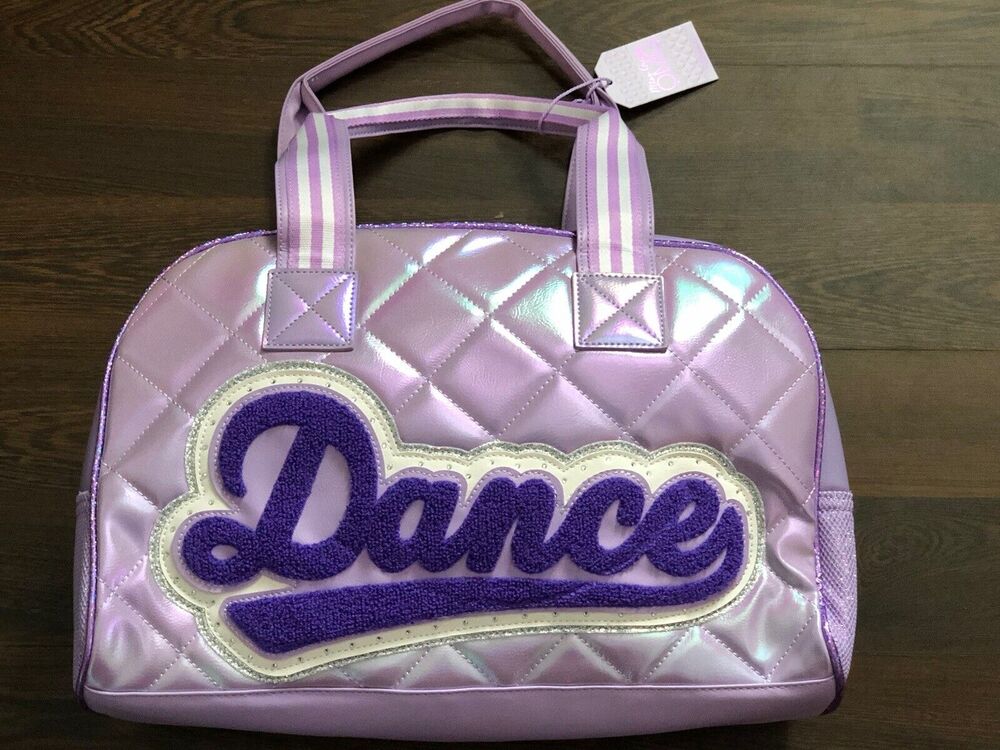OMG Dance Quilted Metallic Medium Duffle Color Orchid